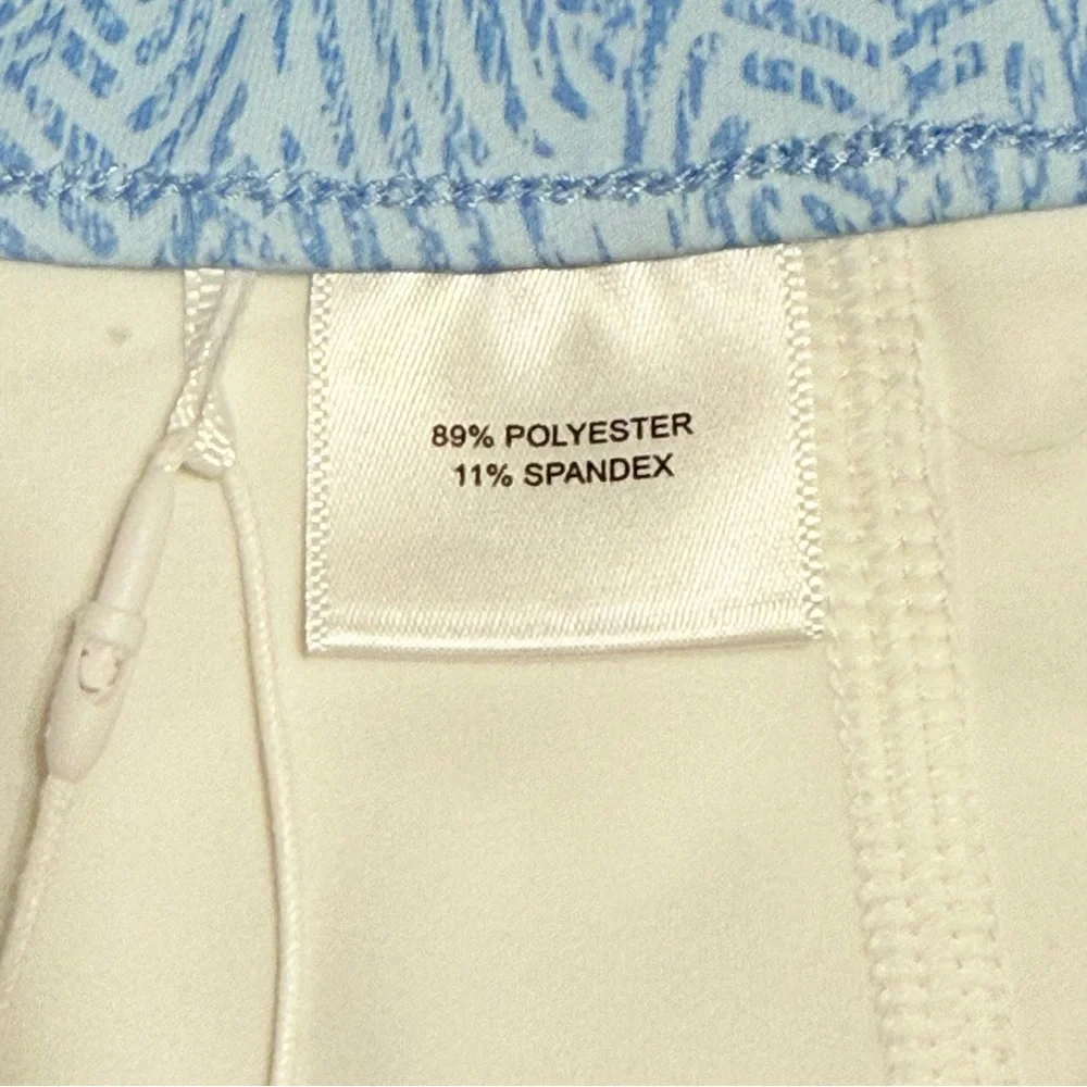 NWT Peter Millar Alice Petal Hem Cottage Blue Fern Print‎ Womens XS Golf Skort